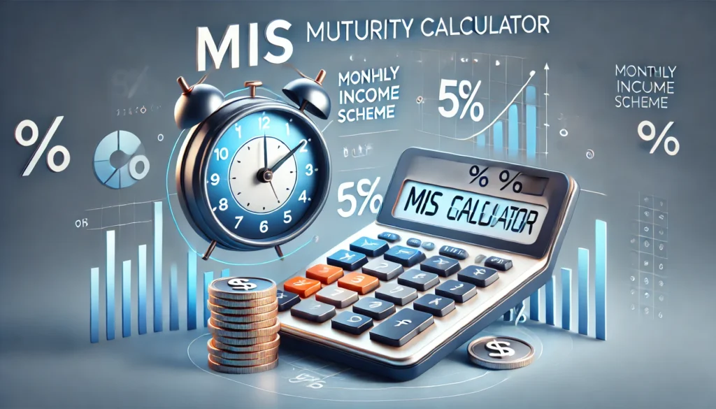 DALL·E 2025-02-14 21.36.11 - A professional and modern thumbnail for an MIS Maturity Calculator blog post. The image features a sleek calculator displaying financial symbols like