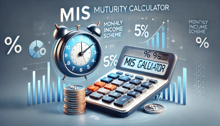 DALL·E 2025-02-14 21.36.11 - A professional and modern thumbnail for an MIS Maturity Calculator blog post. The image features a sleek calculator displaying financial symbols like