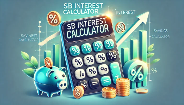 DALL·E 2025-02-14 21.43.21 - A professional and eye-catching thumbnail for an SB Interest Calculator blog post. The image features a sleek calculator displaying financial symbols